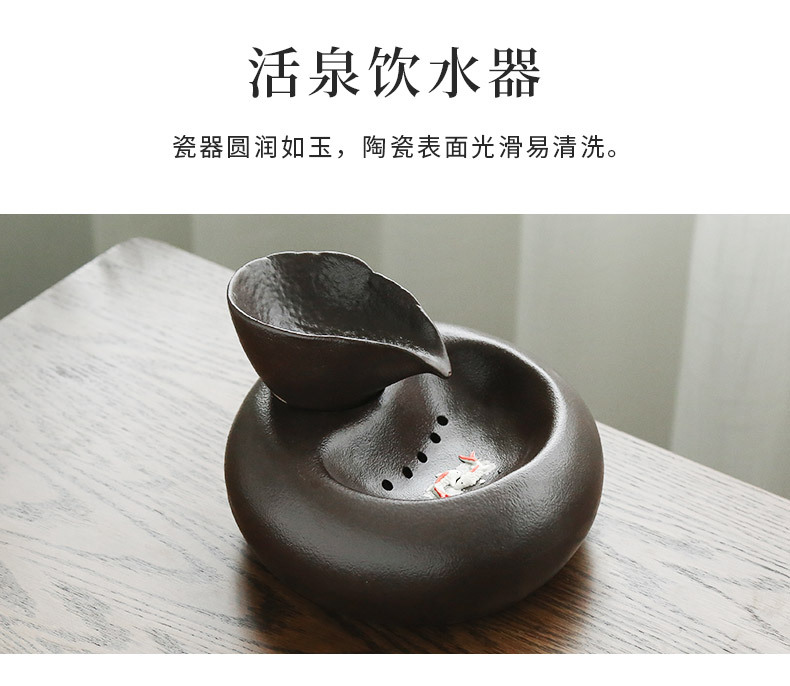 小叶子宠物饮水器黑蓝_08