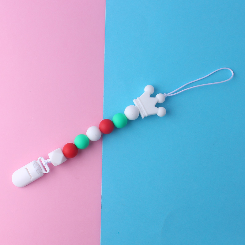 Directo de fábrica de silicona chupete Cadena de bebé de haya silicona teether juguete molar AliExpress Amazon nuevo