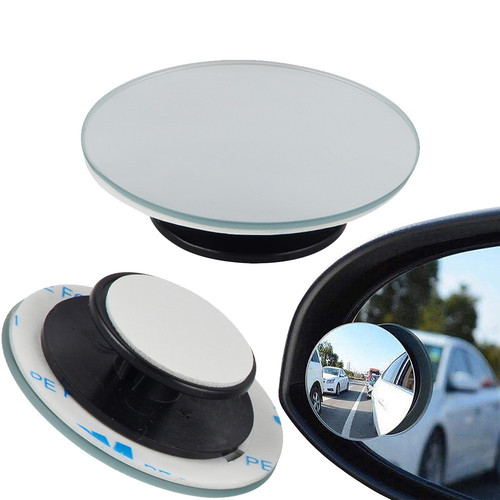 Car rearview mirror small round mirror backup god assistant front and rear wheel blind area blind spot 360 degree reflective wide angle mirror