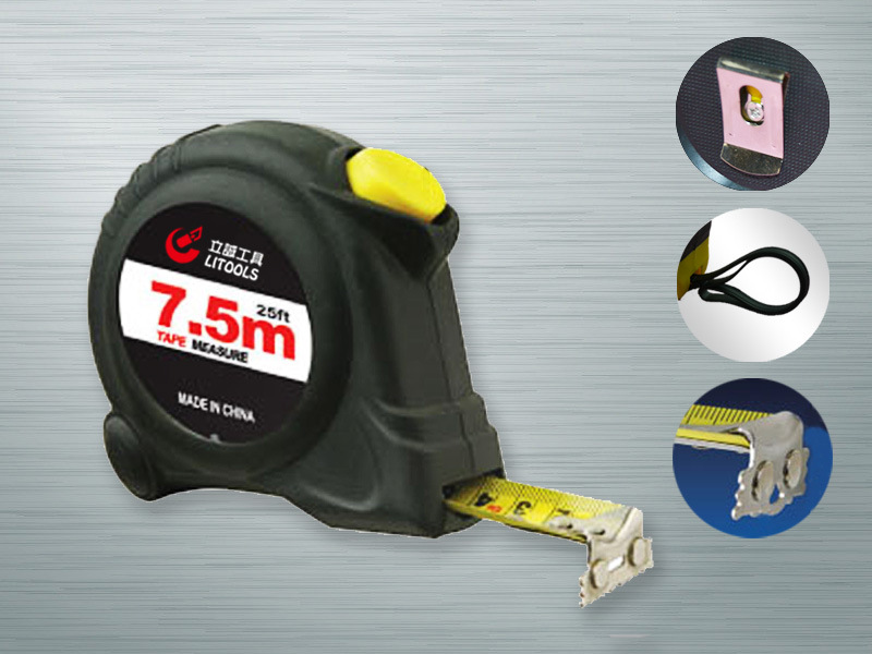 卷尺高精度耐磨3/5/10米钢卷尺加厚加硬盒尺强力弹簧尺带伸展自如