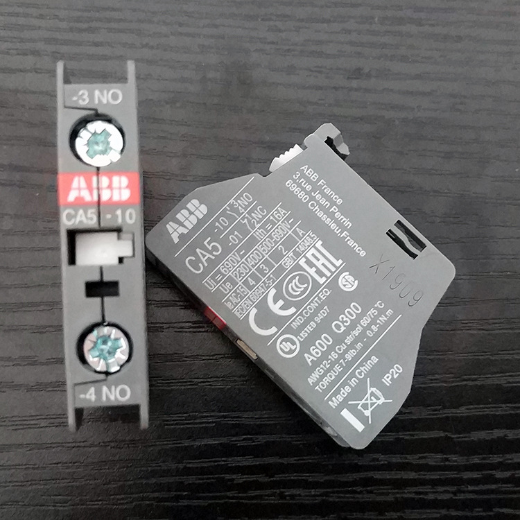 全新现货 ABB AX系列接触器辅助触点CA5X-10一开点 CA5X-01一闭点-阿里巴巴