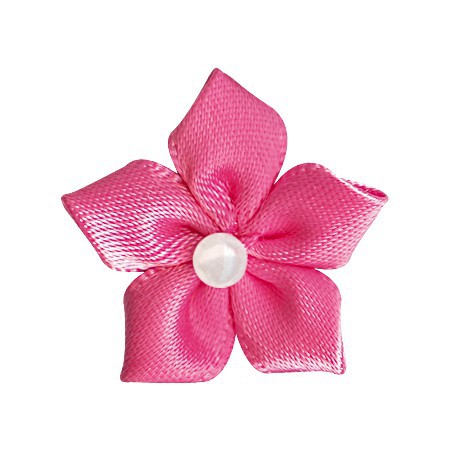 Yao Ming flor decoración hecha a mano cinta flor acabado horquilla decoración pequeña flor ropa interior ropa textil accesorios regalo embalaje