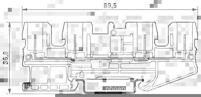 菲尼克斯 直通式接线端子-ST2,5-QUATTRO/4P-3042159