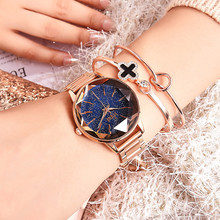 厂家直销时尚新款正品女士手表进口机芯星空面条丁石英防水潮腕表