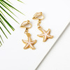 Cartoon ear clips, short earrings, no pierced ears, Korean style, simple and elegant design