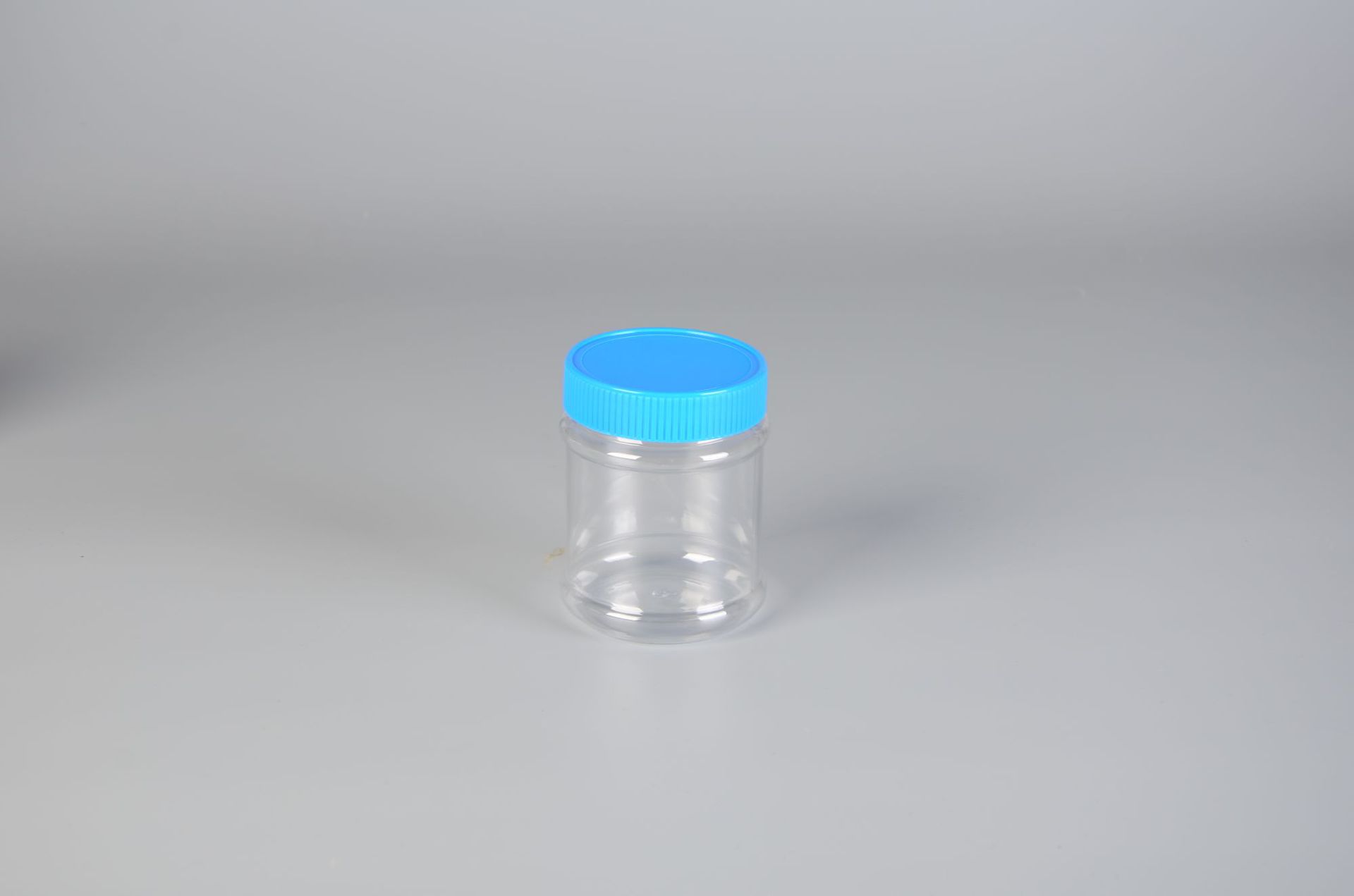 【T128】300ML圆瓶 塑料瓶 透明瓶 辣椒酱瓶 蜂蜜瓶 大口瓶食品瓶