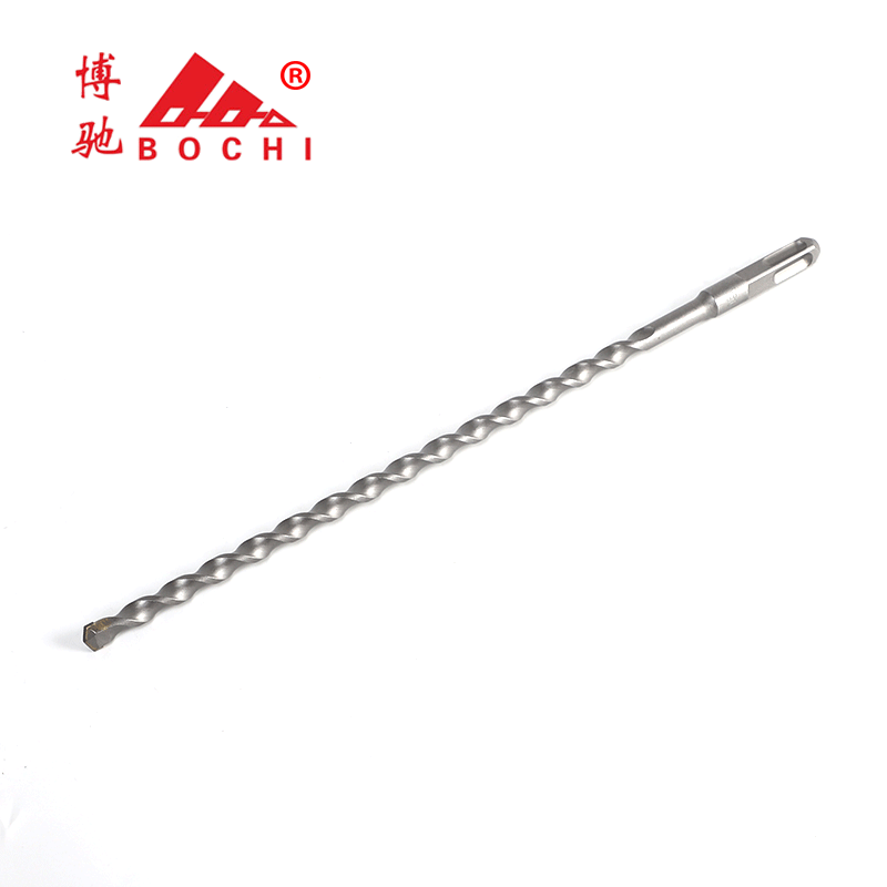 方柄四坑冲击钻头 圆柄两坑两槽加长穿墙壁水泥打孔器电锤钻头600