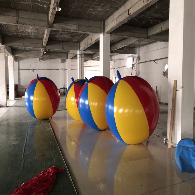 华津气模厂家制作销售pvc1.8米彩色支架式气球