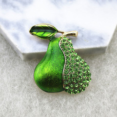 復古手工彩色滴油海洋系魚大象 馬 貓咪菠蘿鴨梨胸針