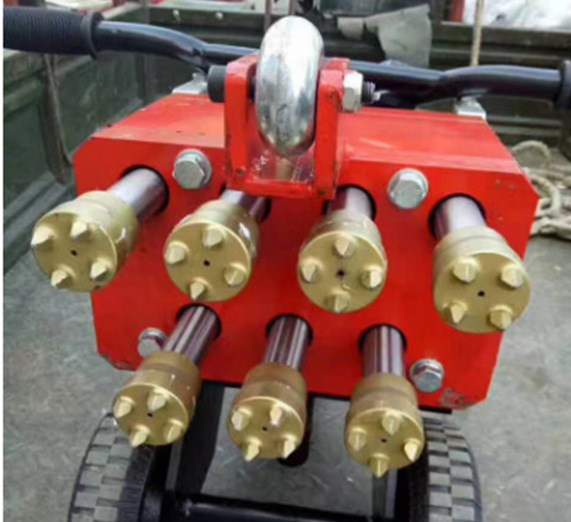 小型手持式混凝土凿毛机桥面路面气动拉毛机单头双头多头凿毛机