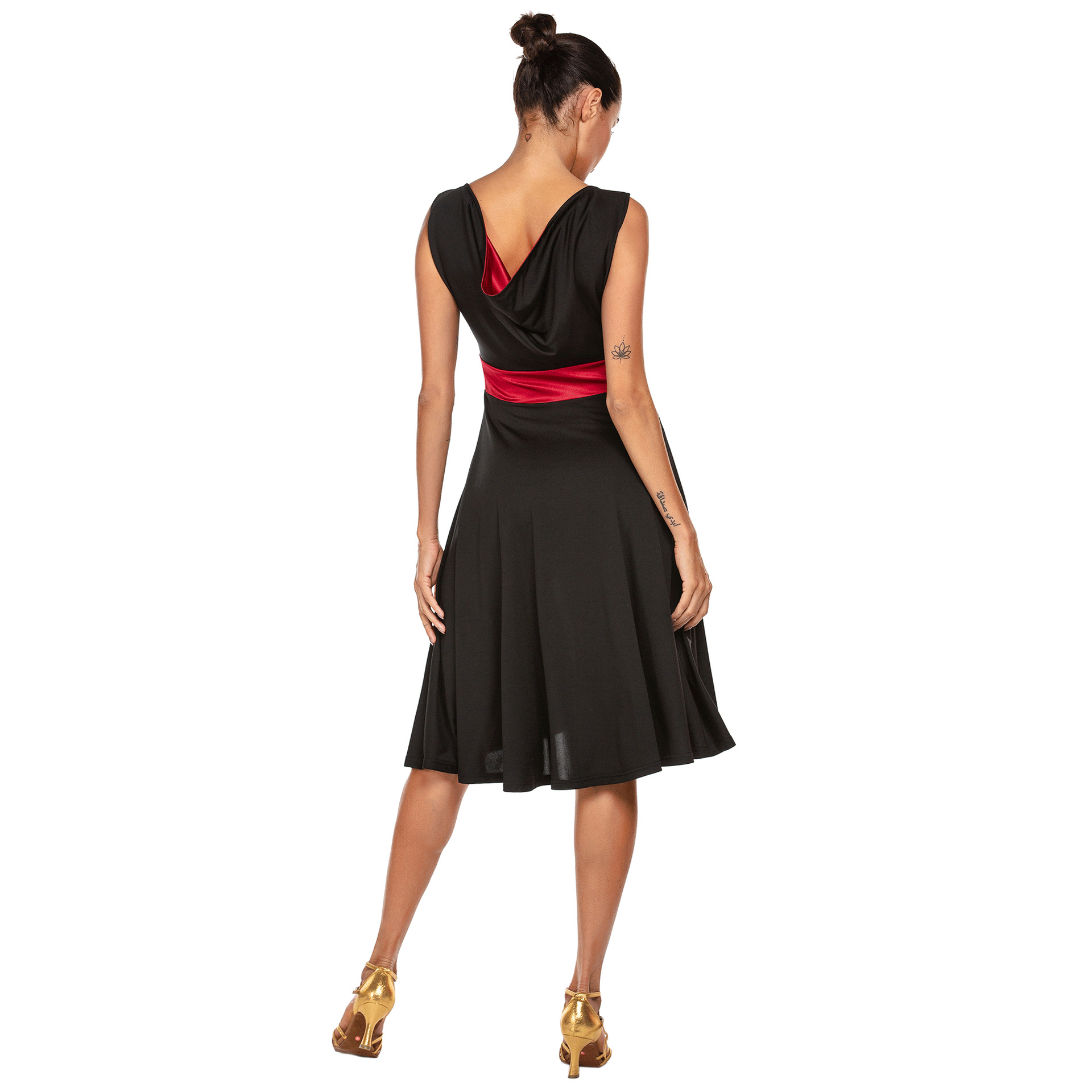 亚马逊热卖舞蹈服欧美新款拉丁舞服独立站ebay舞蹈长裙连衣裙