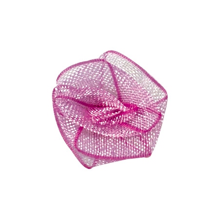 Yao Ming hecho a mano de 1,5 cm de ancho de la cinta Rosa cinta multicolor té Rosa tocado horquilla cuerda de pelo Decoración