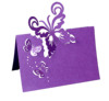 Fuchsia cards with laser with butterfly, Amazon, wholesale