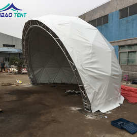 半球形活动篷房厂家定制 镀锌管加铝合金桁架搭建半圆形演出篷房