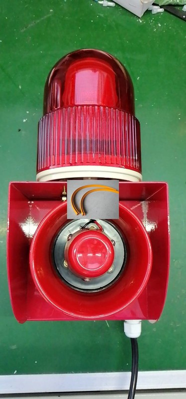 YS-01H车间工业一体化安全语音报警喇叭12V220V