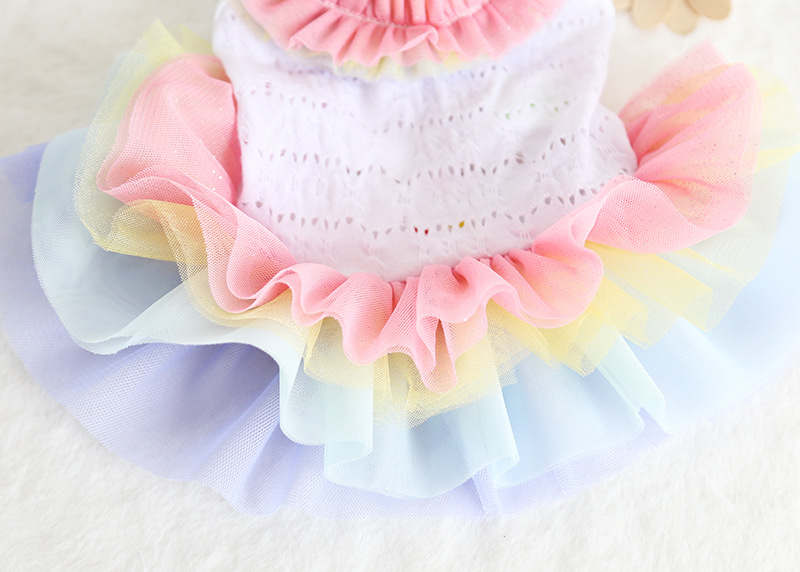 彩虹蛋糕公主裙