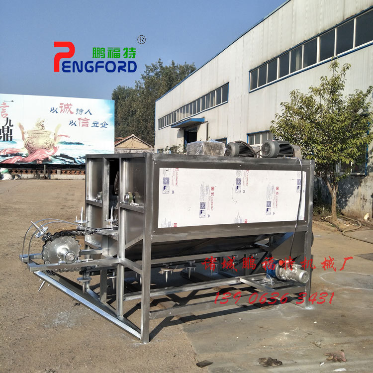 猪头打毛机 11座连续猪头打毛机价格 猪头脱毛机去毛机 厂家销售