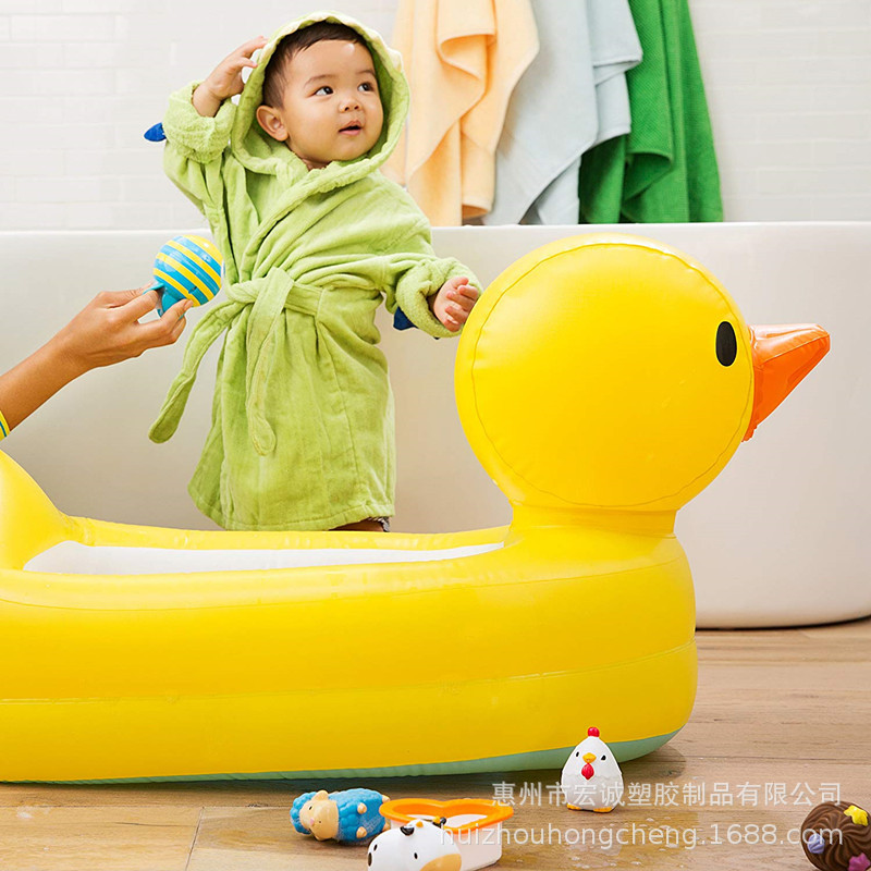 Inflatable baby hygiene product