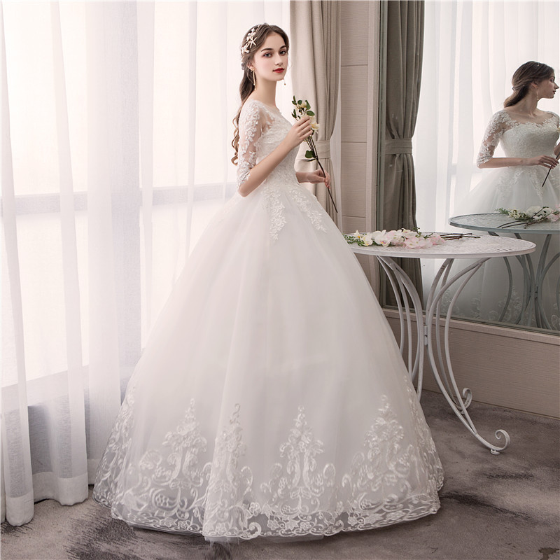 White lace fitted elegant brace for bride, direct factory sales 4