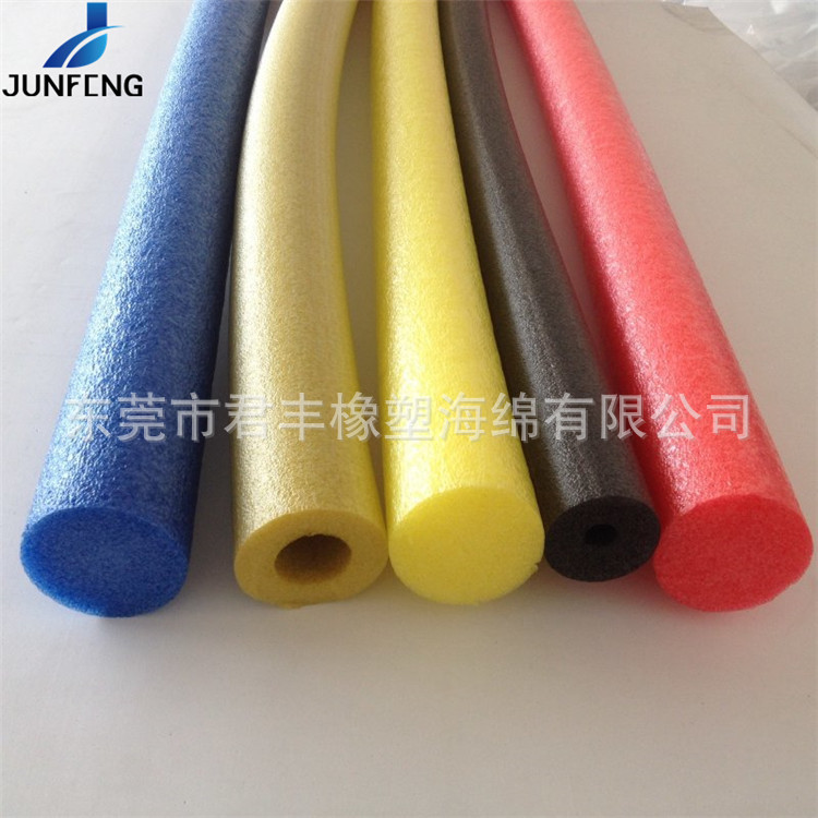 厂家供应珍珠棉软弹管 填充包装材料EPE实心泡沫棒插花装饰条