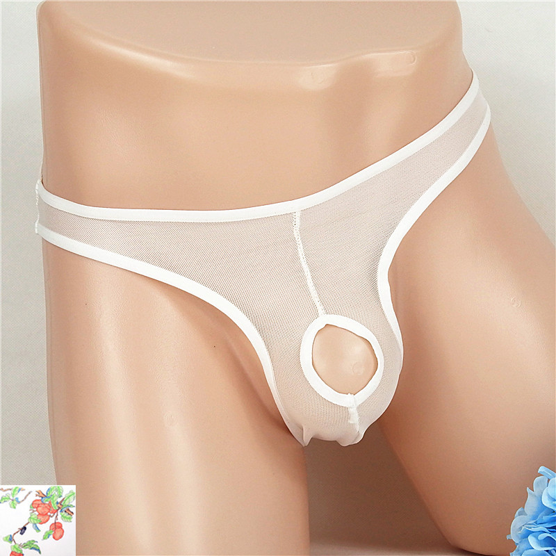 Intimo sexy uomo string t-back slip trasparente_voghion.com