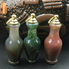Agate perfume, bottle for essential oils, jewelry jade, India