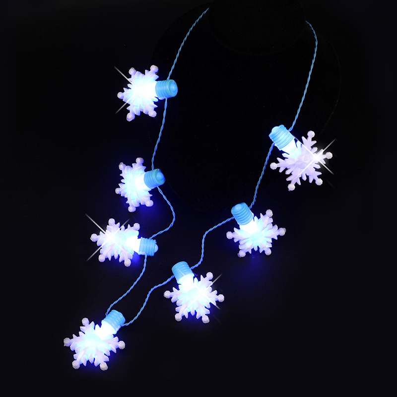 Festival Occasion Fashion Snowflake Plastic Handmade Unisex Necklace 1 Piece