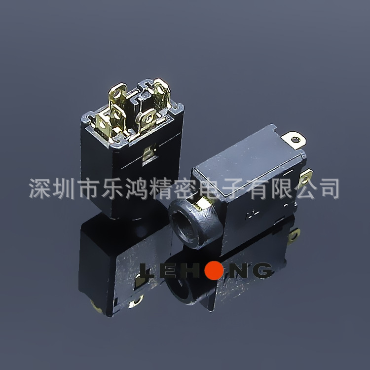 PJ-258-5P4J立式镀金/2.5音频插座/3.5音频插座/耳机插座