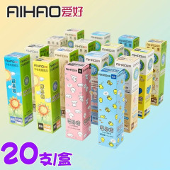 Writing instrument refills for M&G erasable pens, crystal blue for primary school students, 0.5mm, M&G black erasable pens, 0.35mm, universal refills