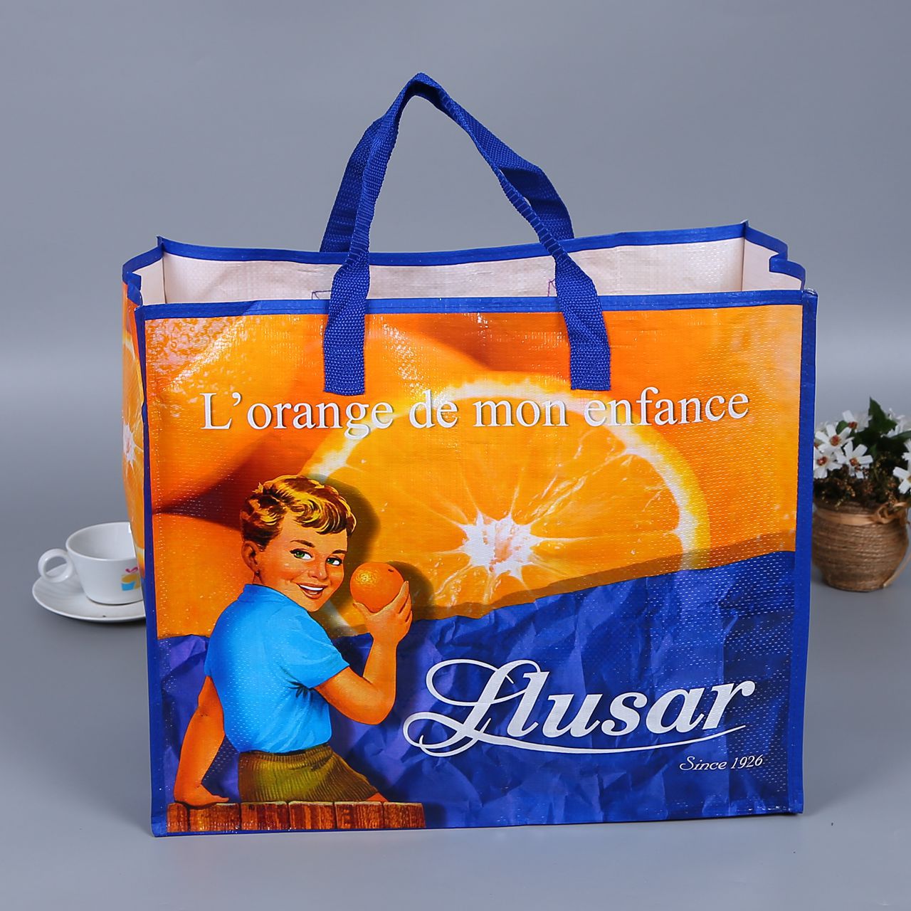 创意覆膜无纺布手提袋 广告超市购物袋折叠无纺布袋定做可印logo