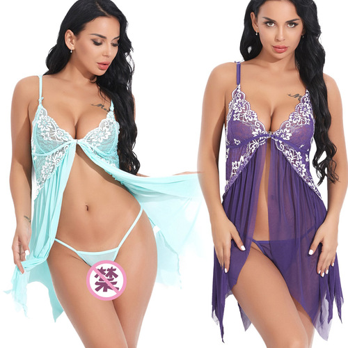 Foreign trade sexy lingerie Lianyungang midnight charm manufacturer Amazon sexy lingerie wholesale suspender skirt