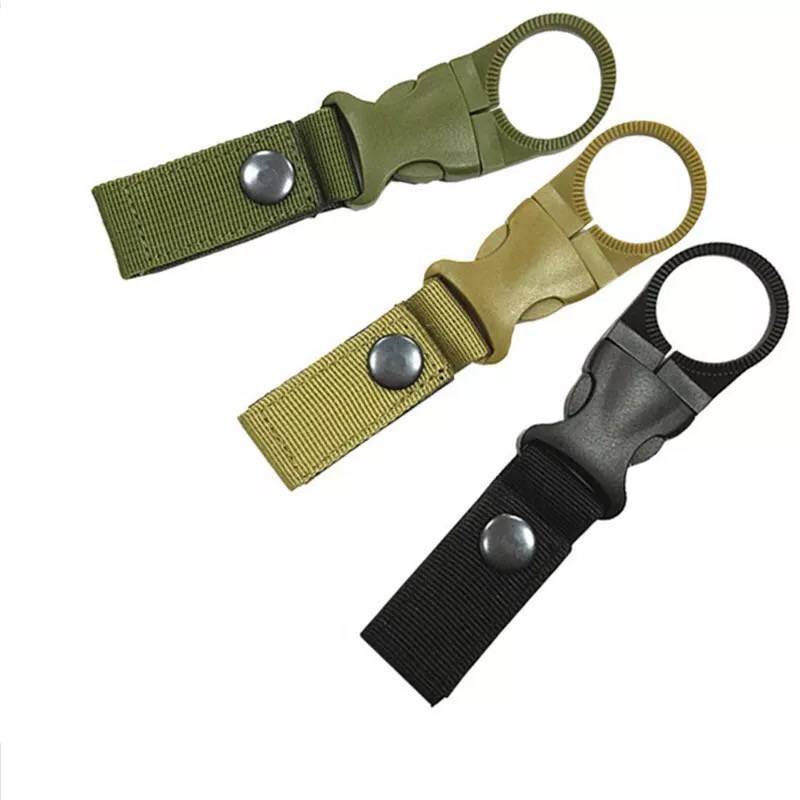 outdoors tactics Nylon webbing Water bottle Hanging buckle multi-function Carabiner Portable Water bottle Quickdraw Mineral clip