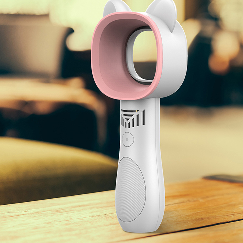 跨境手持风扇新款迷你无叶风扇手持便携式usb充电小风扇创意风扇