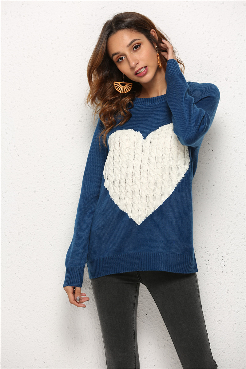 Women's Sweater Long Sleeve Sweaters & Cardigans Hollow Out Fashion Heart Shape display picture 57