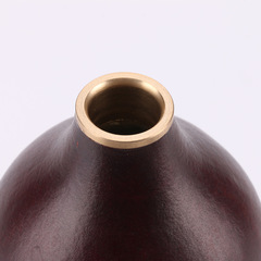 Open natural anti-seepage real wine gourd flask filled with water and wine portable beeswax large ornaments antique handicrafts pendant