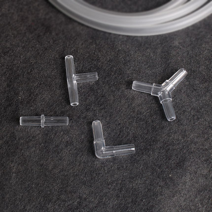 Fish tank aquarium fish oxygenation accessories oxygen tube crystal joint oxygenation pump oxygenation pump air outlet three-way four-way