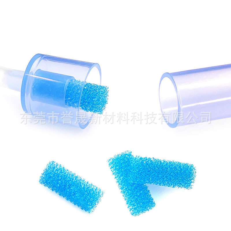 Blue Solid Nasal Plug Sponge Pillar to Clean Nostrils and Replace Sponge Pillar with Nasal Aspirator Blue Solid Nasal Plug Sponge Pillar to Clean Nostrils and Replace Sponge Pillar with Nasal Aspirator
