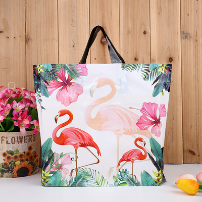 男女童装服装店袋子批发衣服塑料手提袋加厚礼品袋购物包装袋定制|ru