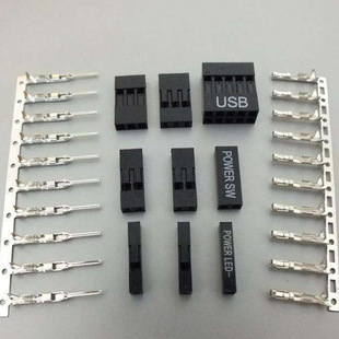 �Ű�2.54ӡ���z�� �Ű�2P/10P ӡ�ֶ¿׿��� USB POWER LED SW