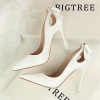 Spring 2019 new bow high -heeled high -heeled shoe cross -border e -commerce goods source speed sales Amazon eBay