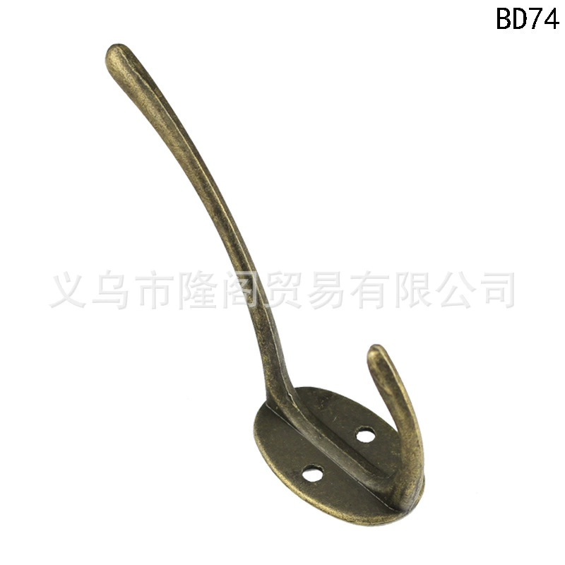 21*73mm Small Hook Hook Hook Cabinet Hook Wardrobe Hook Hook Hook Flower -style Hook Double Hook Hook Hook