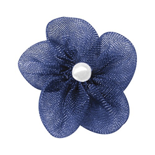 Yao Ming cinta flor decoración 2,8 cm arco hilo de nieve de cinco pétalos de flores Ropa Accesorios falda ropa hecha a mano flor arco