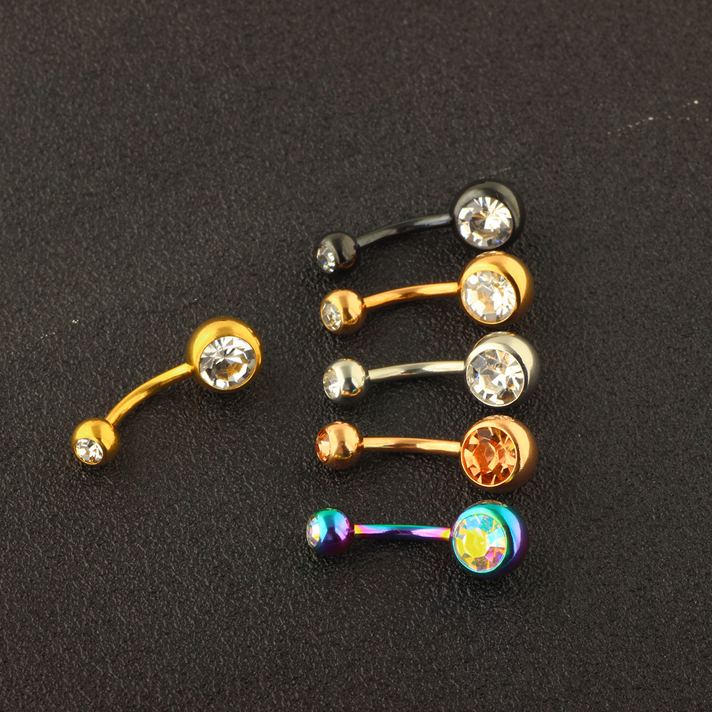 Labret piercing jewelry detail image