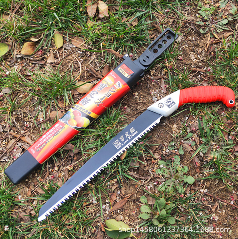 供应大白鲨修枝锯园林手锯果树修树木工果树锯手锯果枝锯子园林锯