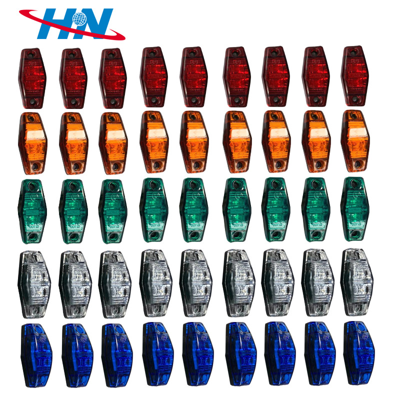 Fabricante de ventas transfronterizas en stock remolque ligero de peces humanos camión ligero redondo luz de giro camión luz trasera