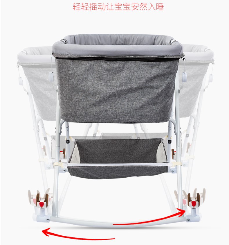 Card beds newborn can fold the cradle bed simple, portable, multifunctional small BB bed treasure
