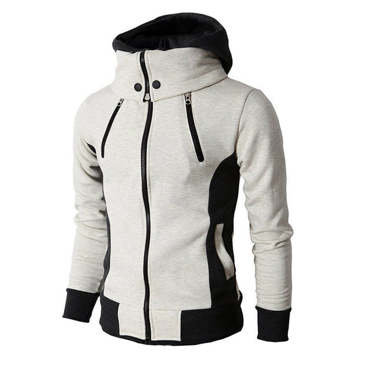 Herrenbekleidung Frühling und Herbst Winter neue zweiteilige Sport Strickjacke Freizeit Herren Slim Pullover Jacke_voghion.com