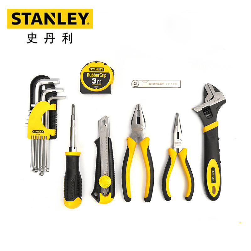Stanley 史丹利21件套紧固夹持测量工具托五金套装LT-016-23