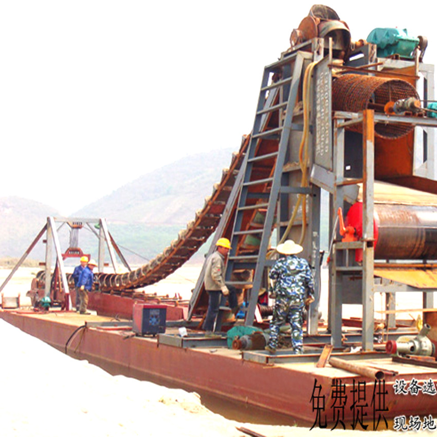 绞吸式挖沙船 小型绞吸式抽沙船 河道清淤挖泥船