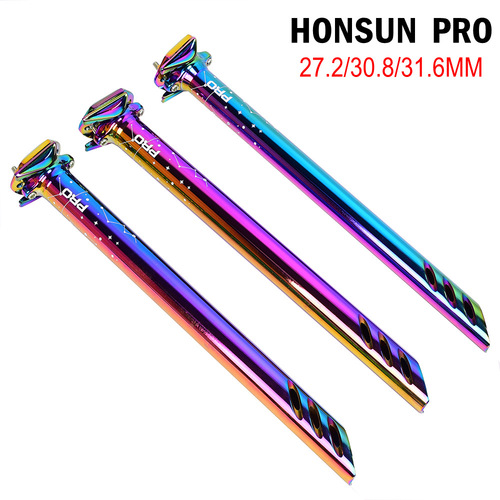 HONSUN mountain bike seat tube bicycle seat tube color 27.2 30.8 31.6MM aluminum alloy hollow seat post